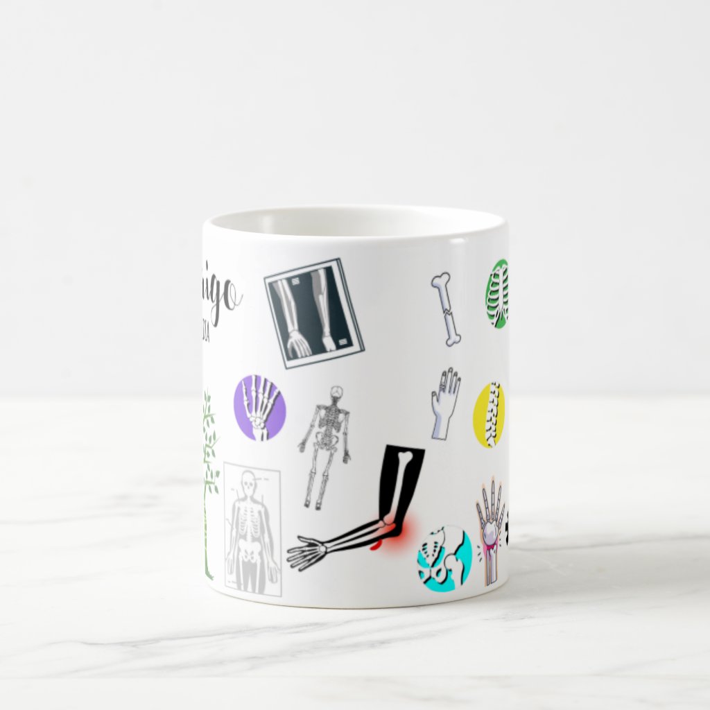Caneca Medicina Ortopedista Presente Personalizada Com Nome