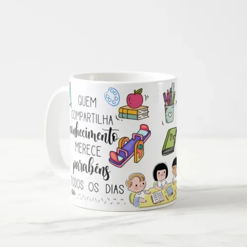 Caneca Personalizada Professor De Espanhol Com Nome