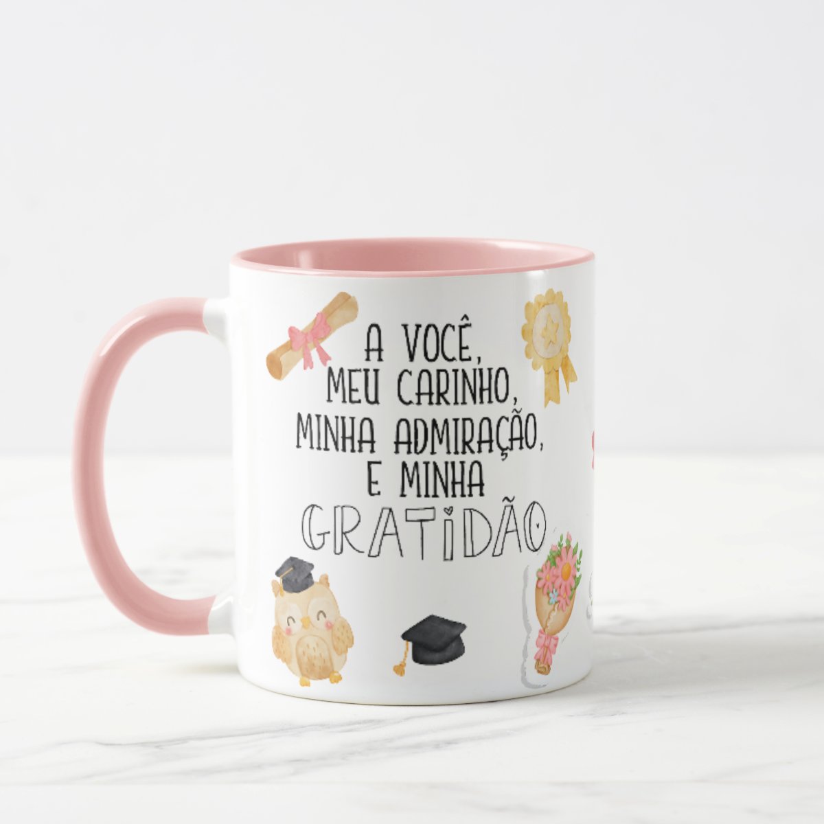 Caneca Presente Agradecimento Professora Dia dos Professores