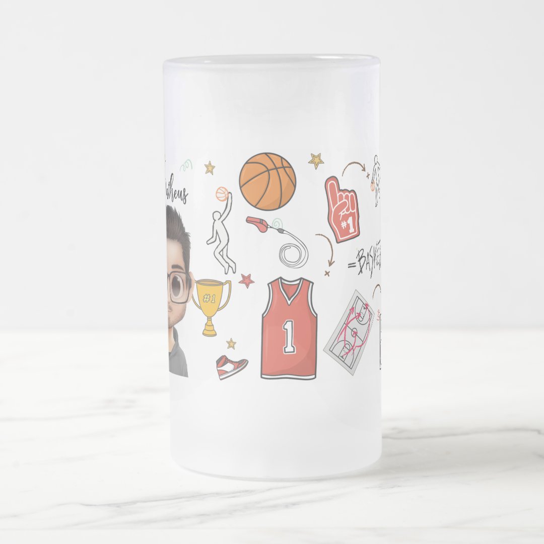 Copo Cerveja Chopp Personalizado para Treinador de Basquete