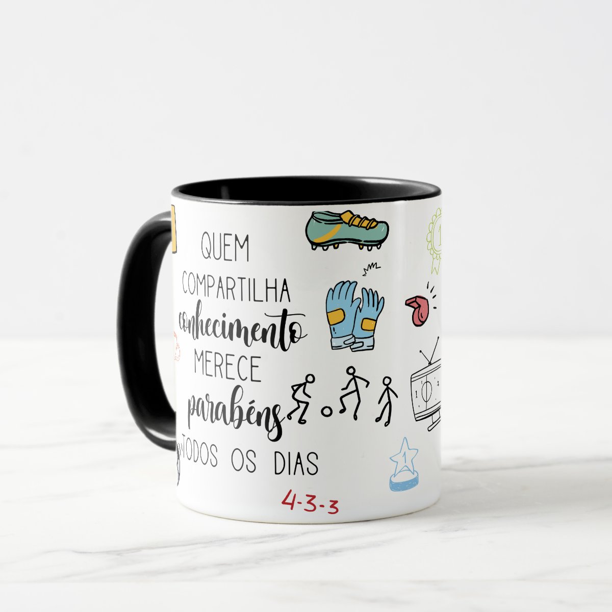 Caneca Presente Dia Dos Professores Técnico De Futebol