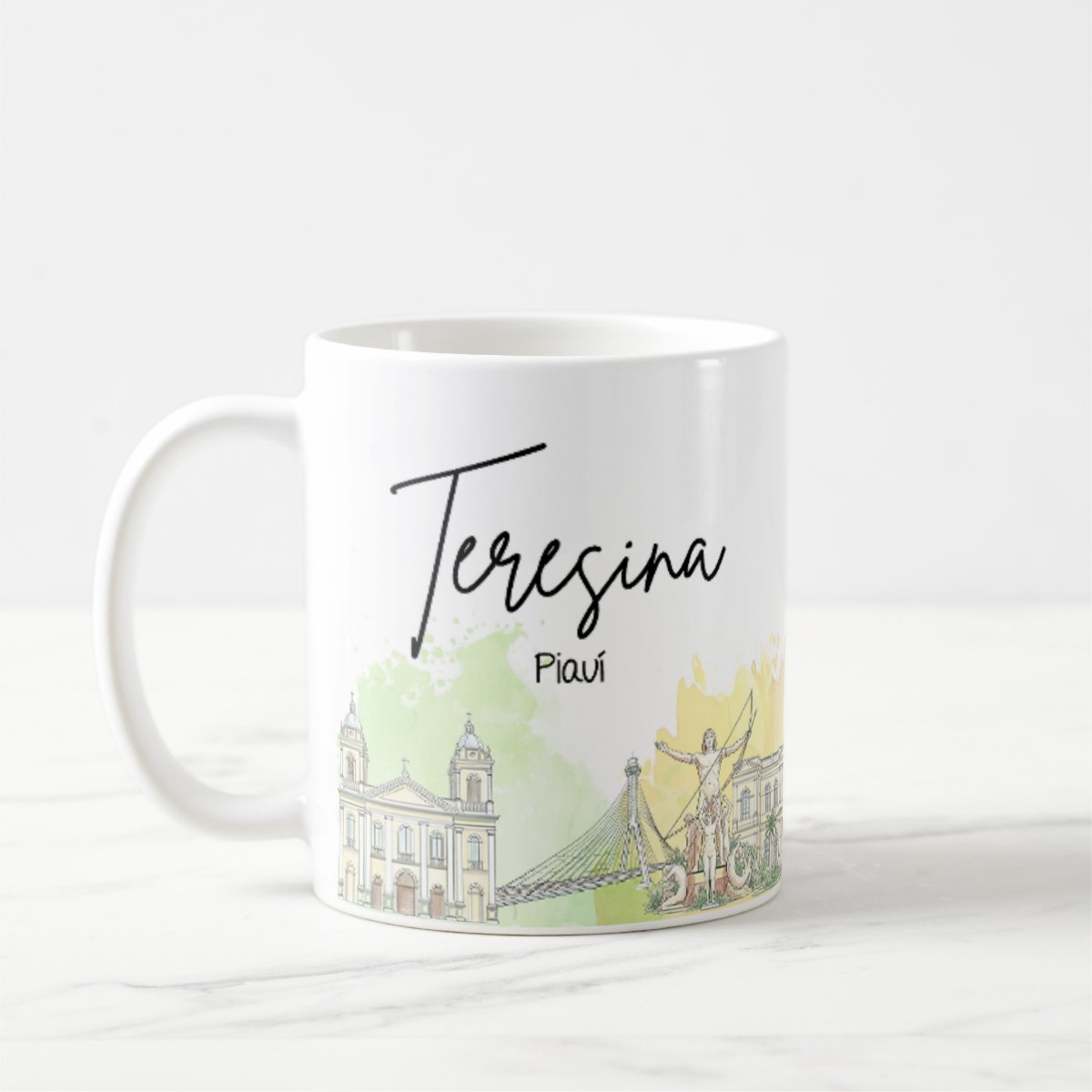 Caneca Personalizada Piauí Lembrança Cidade Teresina