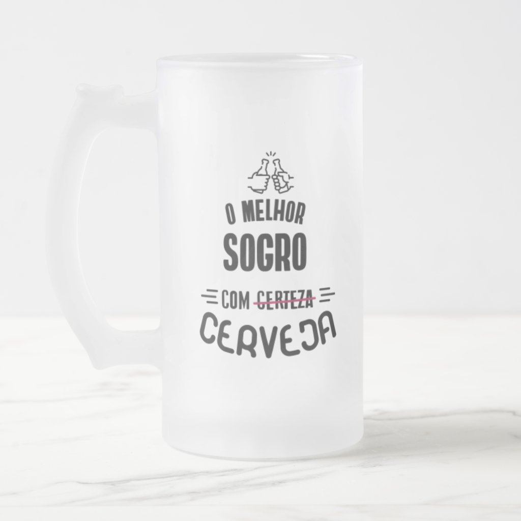 Copo De Cerveja Personalizado Presente Criativo Para Sogro
