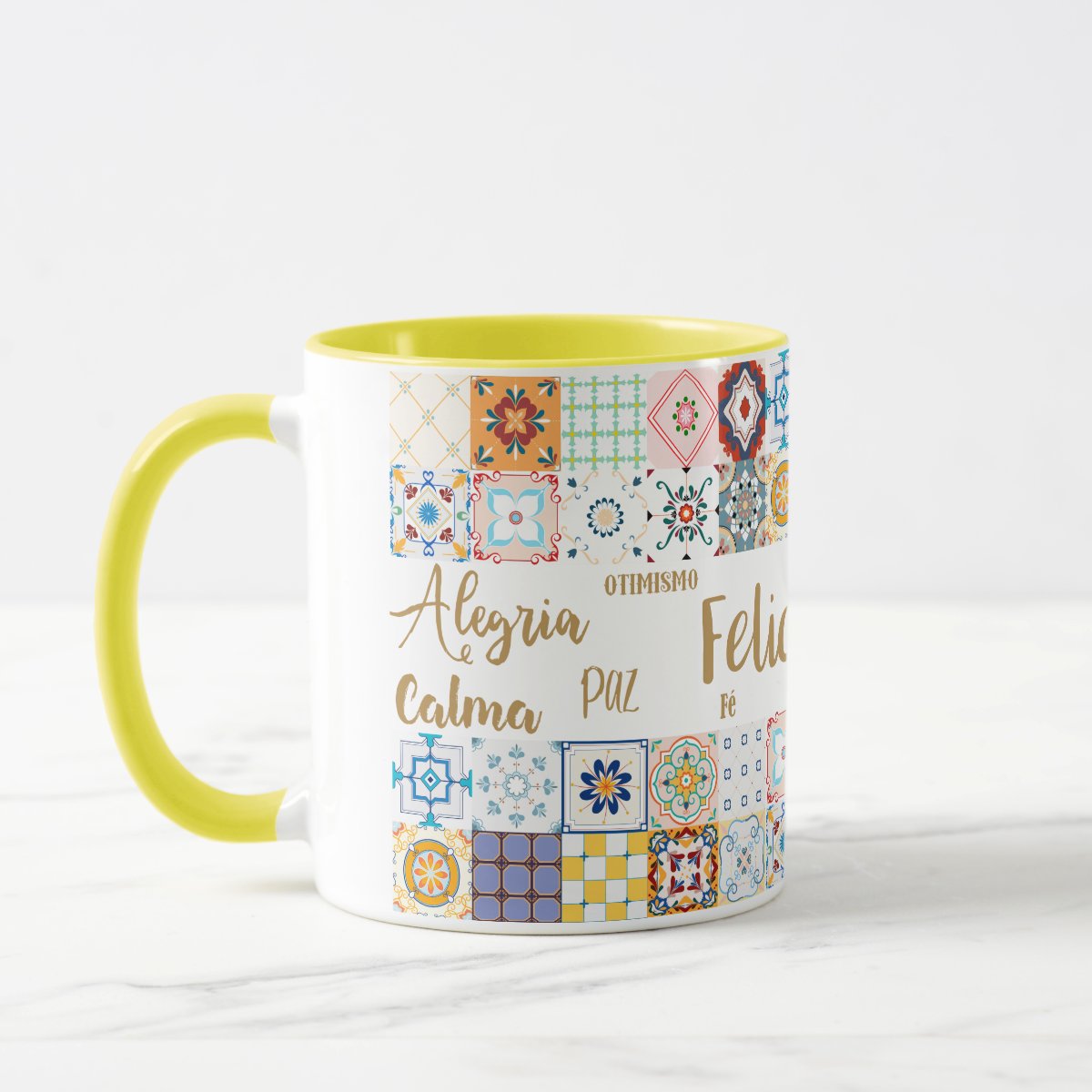 Caneca Felicidade Presente Feminino Amigas e Família - Outros (Amizade)
