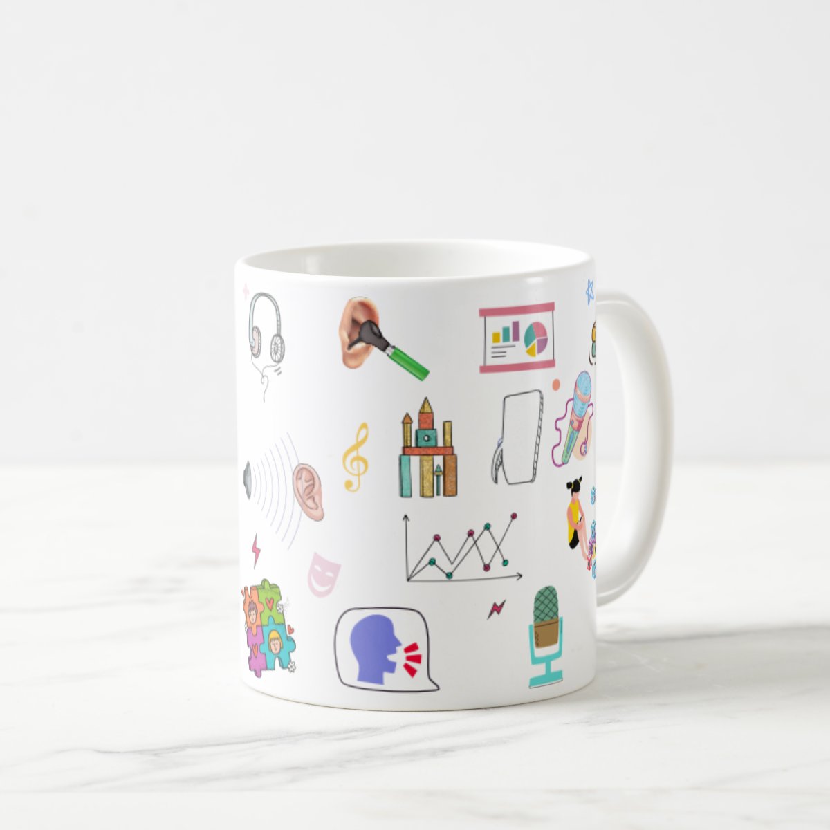 Caneca Personalizada Presente Profissão Fonoaudiologia Fono