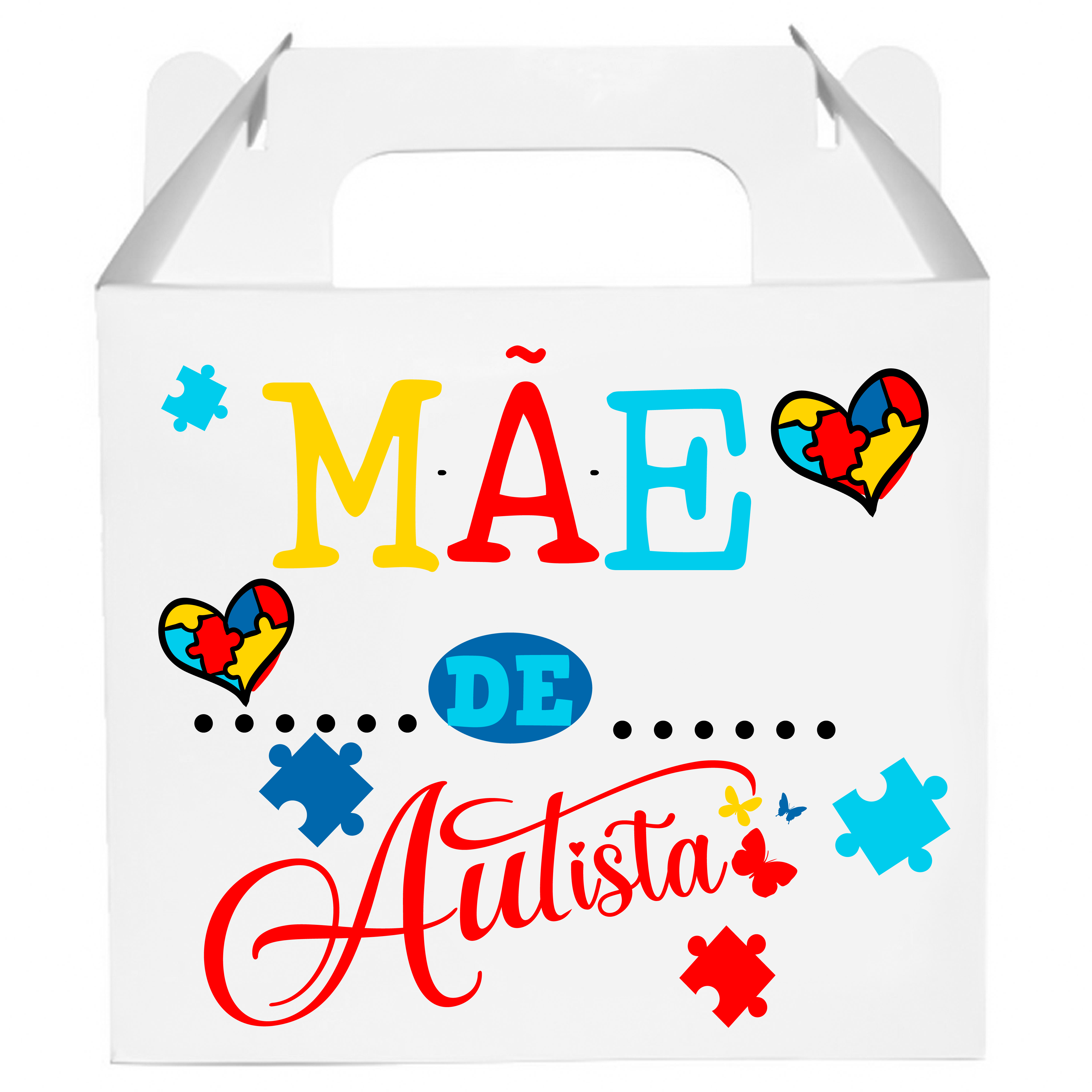 Kit Almofada e Caneca Presente Especial Mãe Autista Autismo