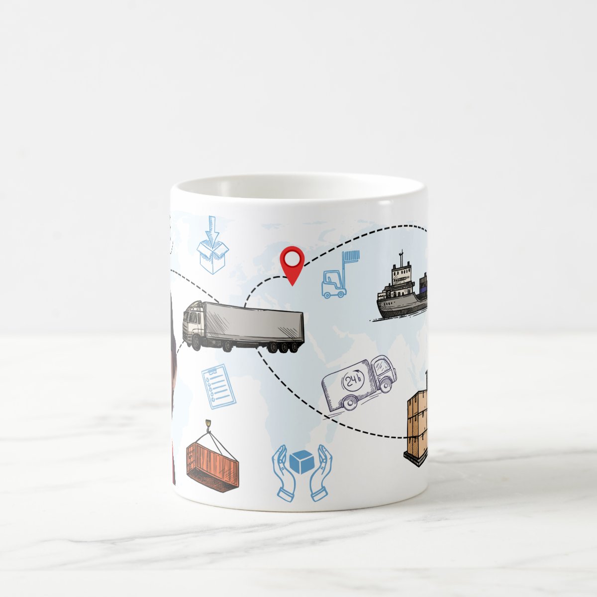 Caneca Presente Personalizado Posto de Coleta Logística