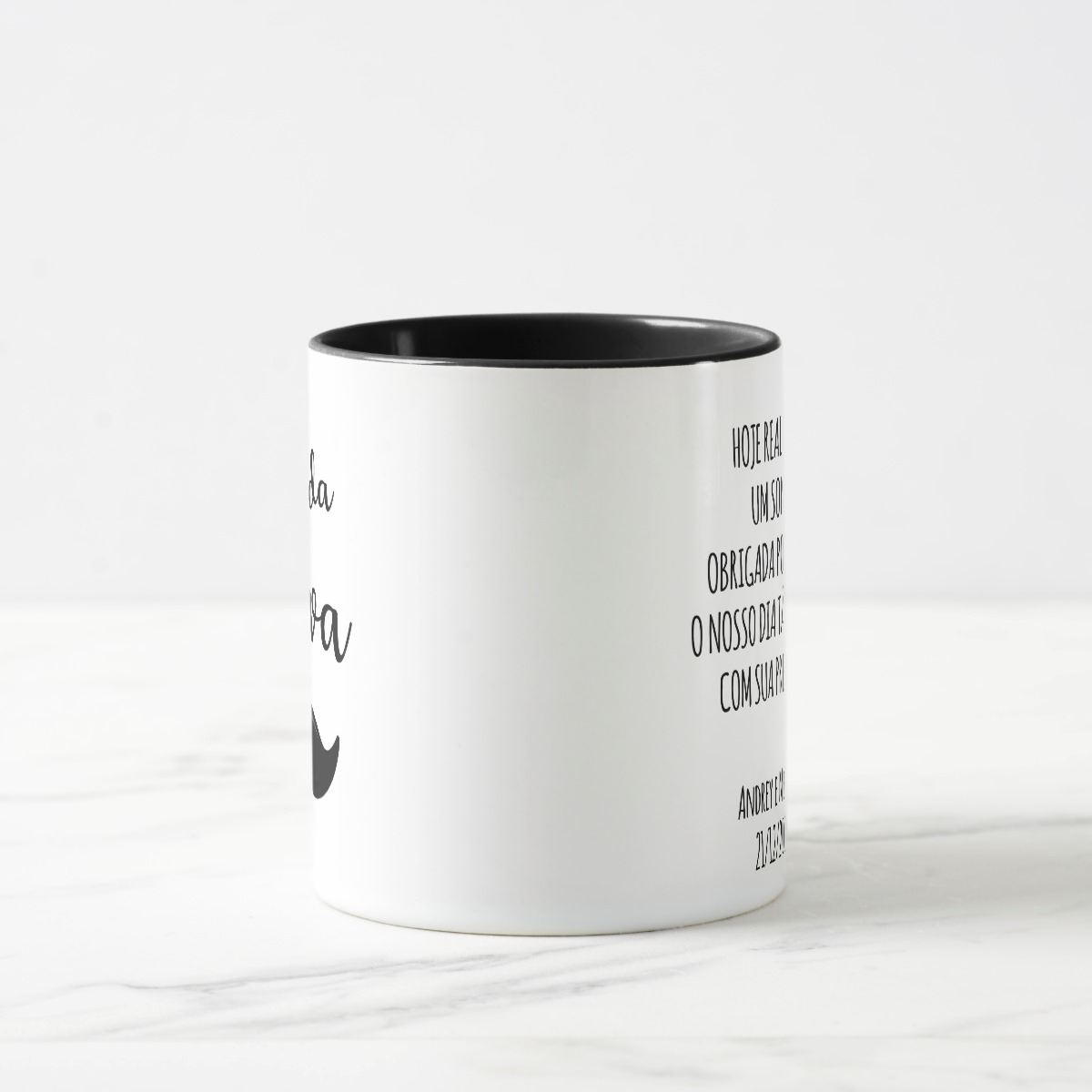 Caneca Personalizada Presente Pai da Noiva Casamento Bigode