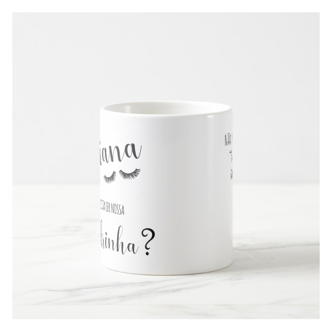 Caneca Lembrança Feminina Convite Madrinha de Casamento
