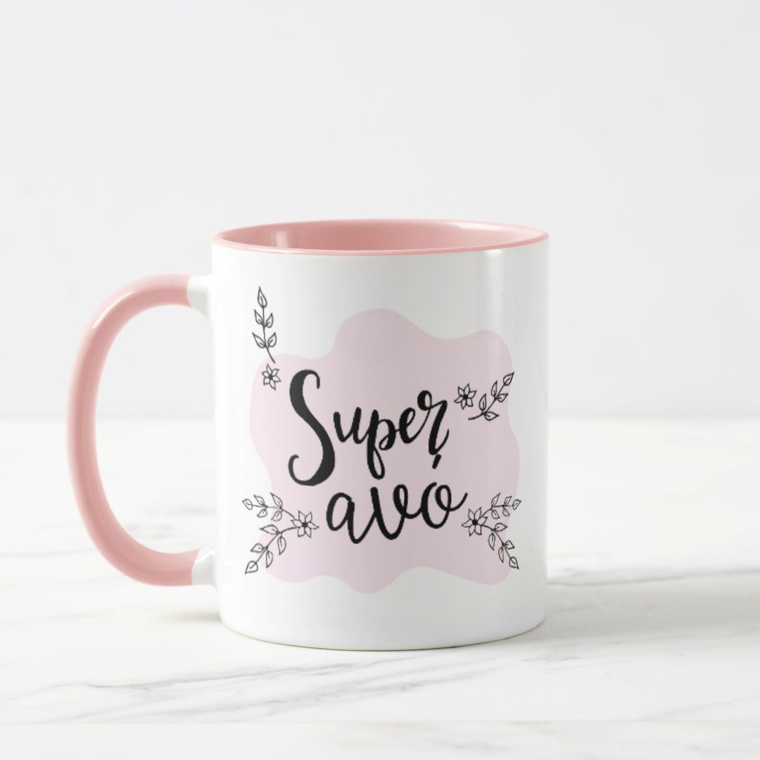 Caneca Feminina Presente Criativo Dia dos Avós Super Avó