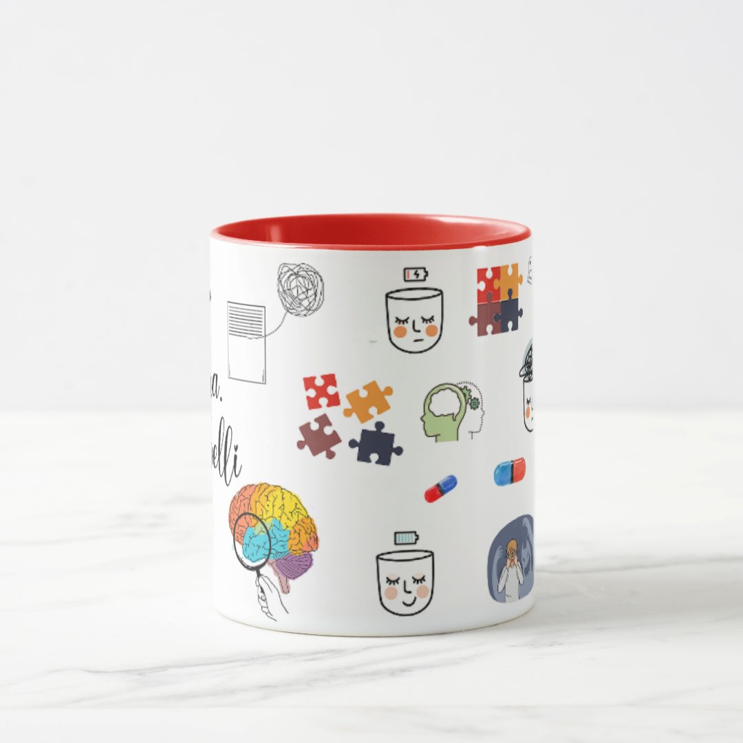 Caneca Personalizada Criativa Médico Psiquiatra Psiquiatria
