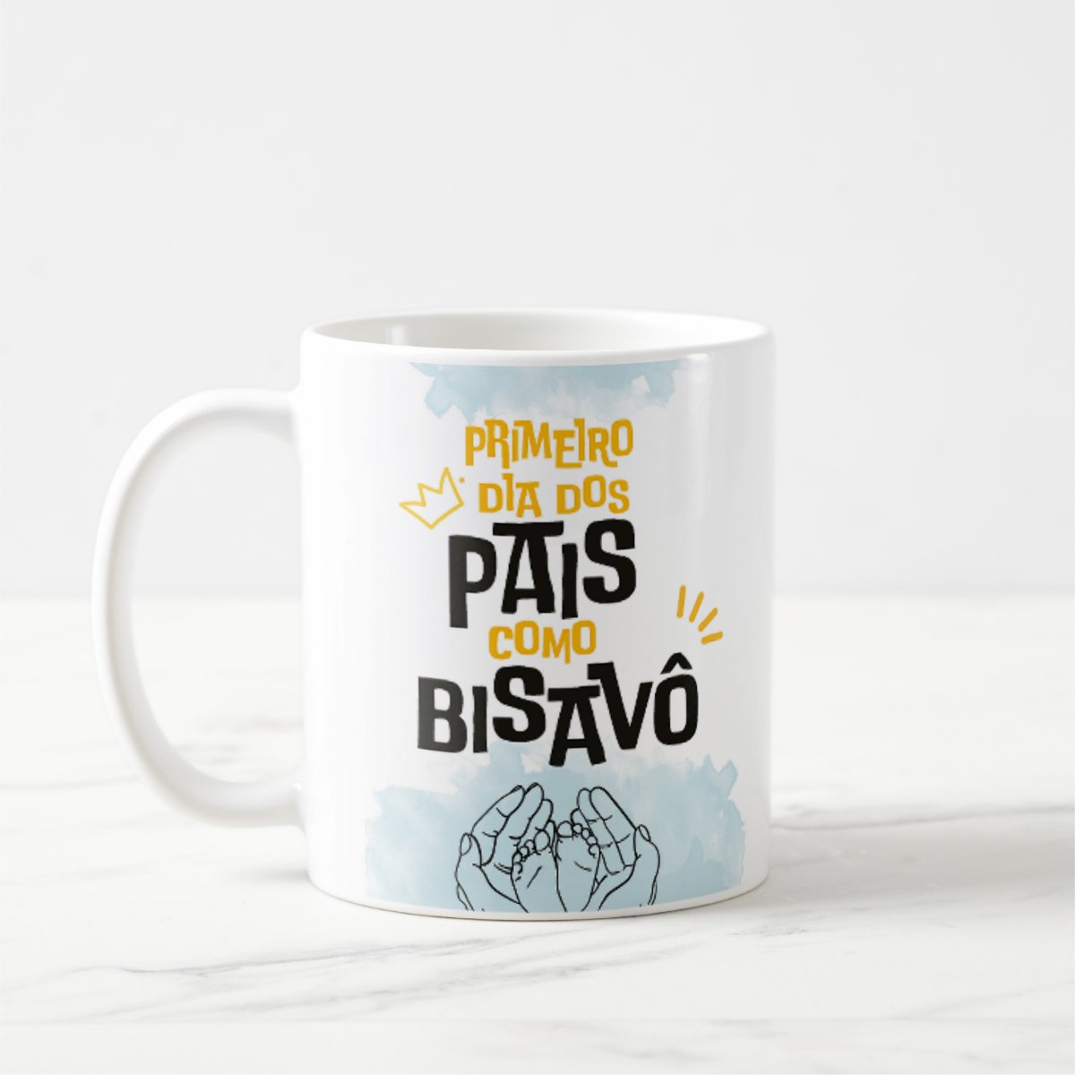Caneca Personalizada Família Primeiro Dia dos Pais Como Biso