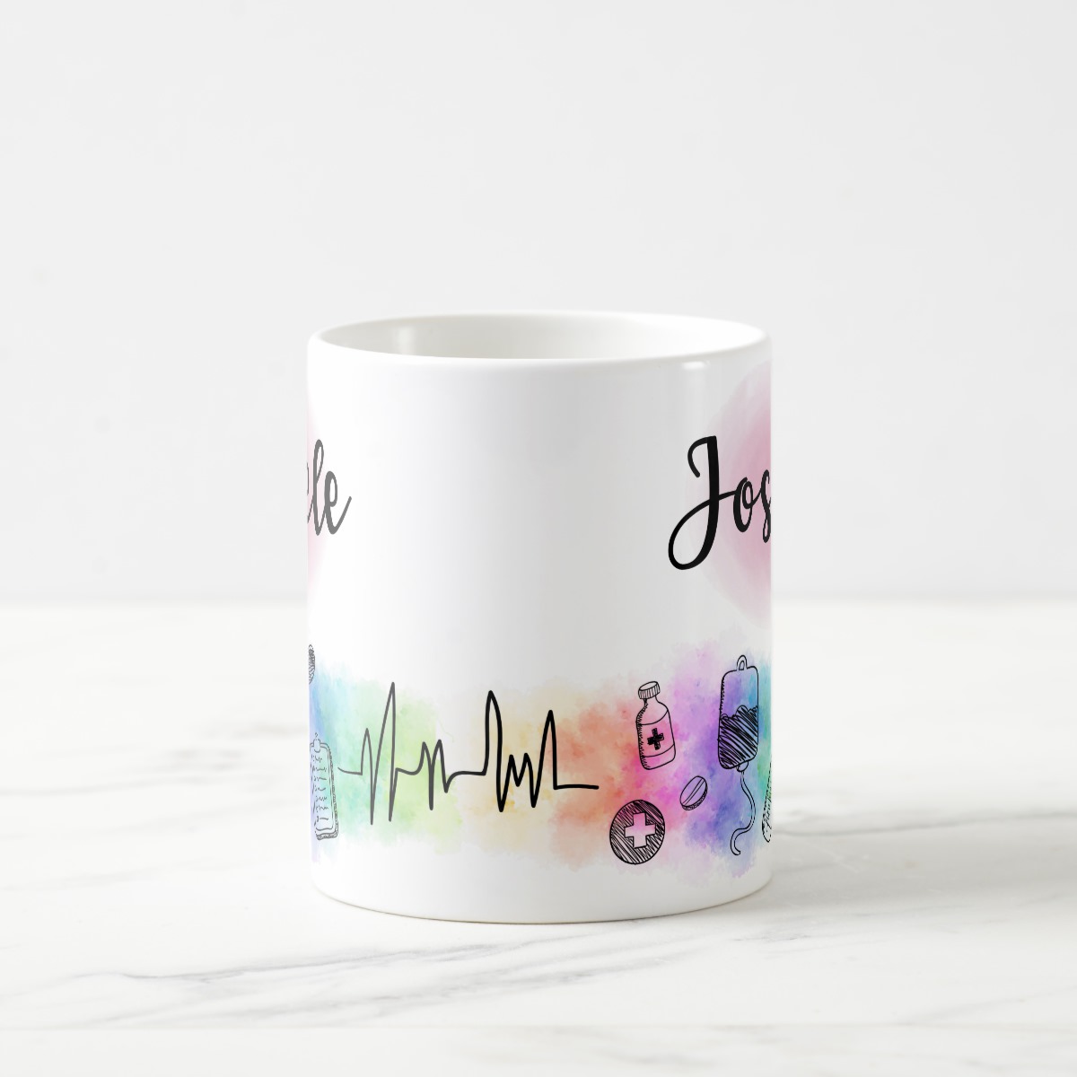 Caneca Personalizada Presente Criativo Enfermeira com Nome