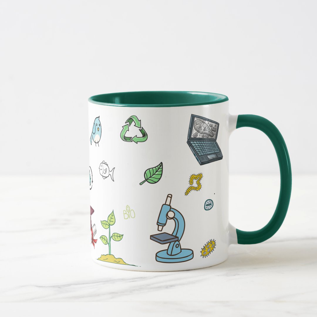 Caneca Presente Criativo para Biólogo Professor de Biologia