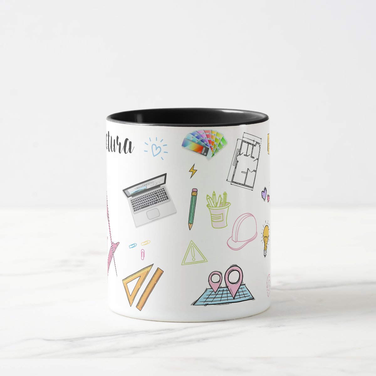 Caneca para Arquitetos Presente Profissão Original Criativo