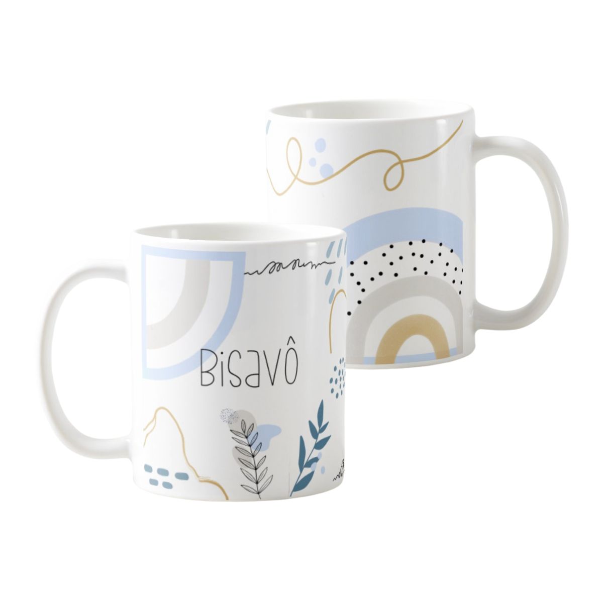 Kit Presente Moderno Bisavós Especial Minimalista Biso Bisa