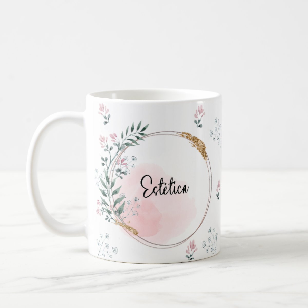 Caneca Feminina Delicada Presente Profissão Esteticista - Profissões (Cabeleireiro(a))