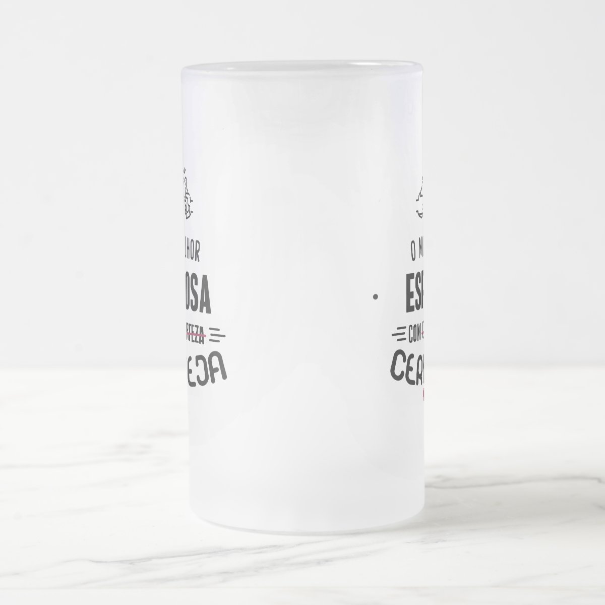 Copo Cerveja Chopp Presente Criativo Melhor Esposa