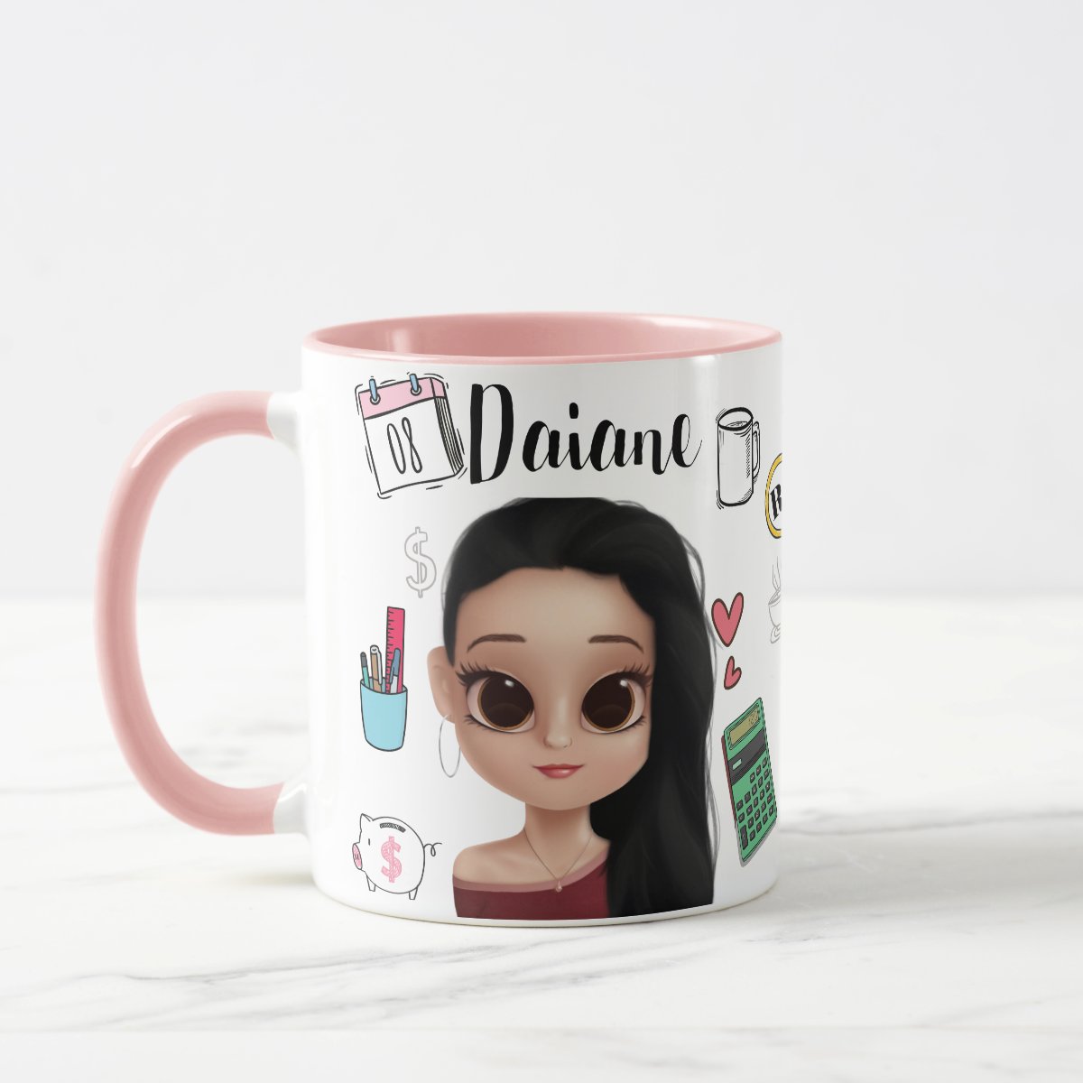Caneca Presente Criativo Contadora Contabilidade Fiscal