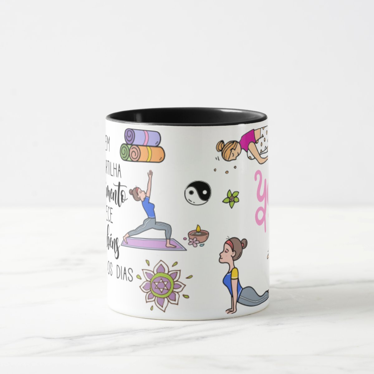 Caneca Presente Dia Dos Professores Instrutores Em Yôga