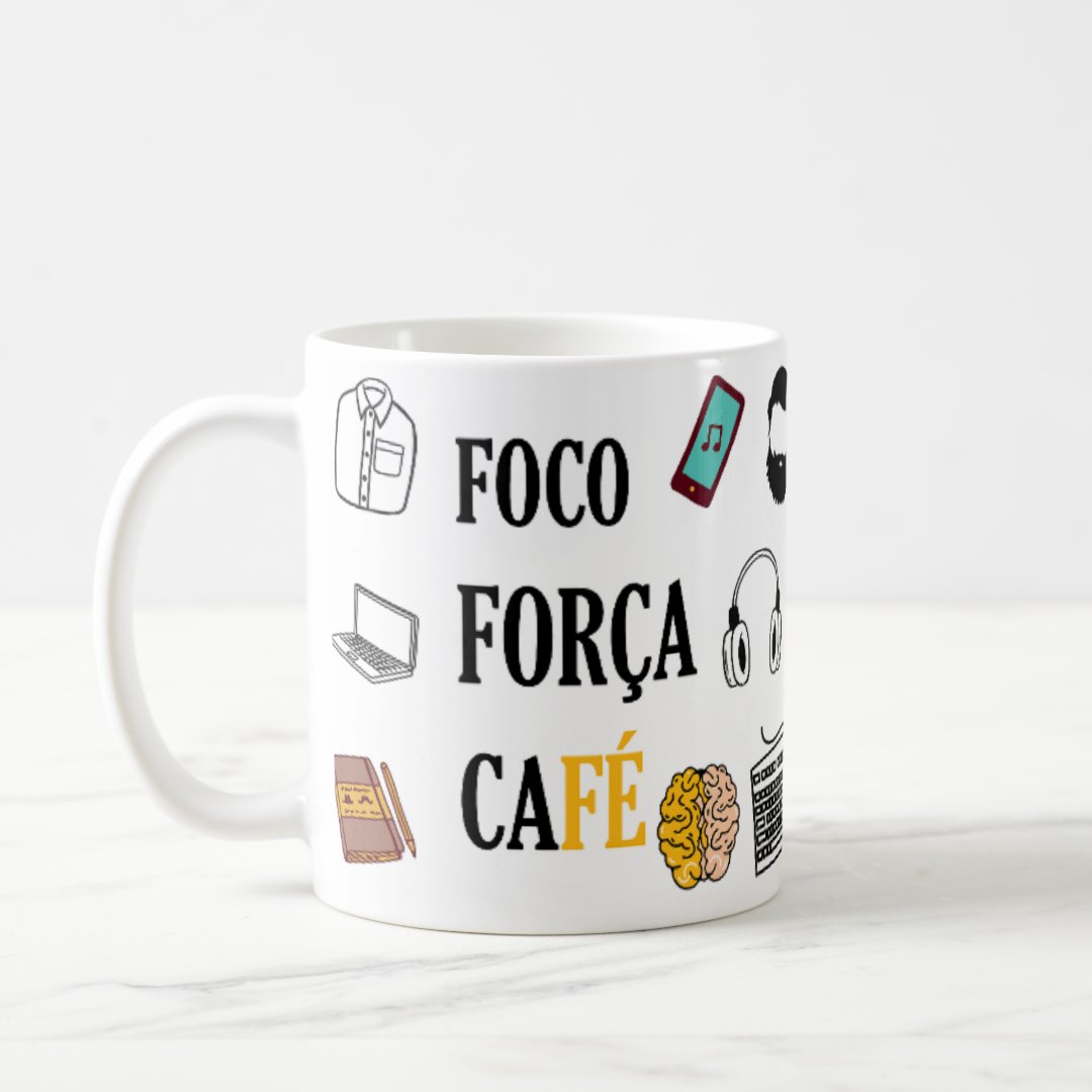 Caneca Masculina Presente Criativo com Frase Motivacional - Hobbies (masculino motivacional)