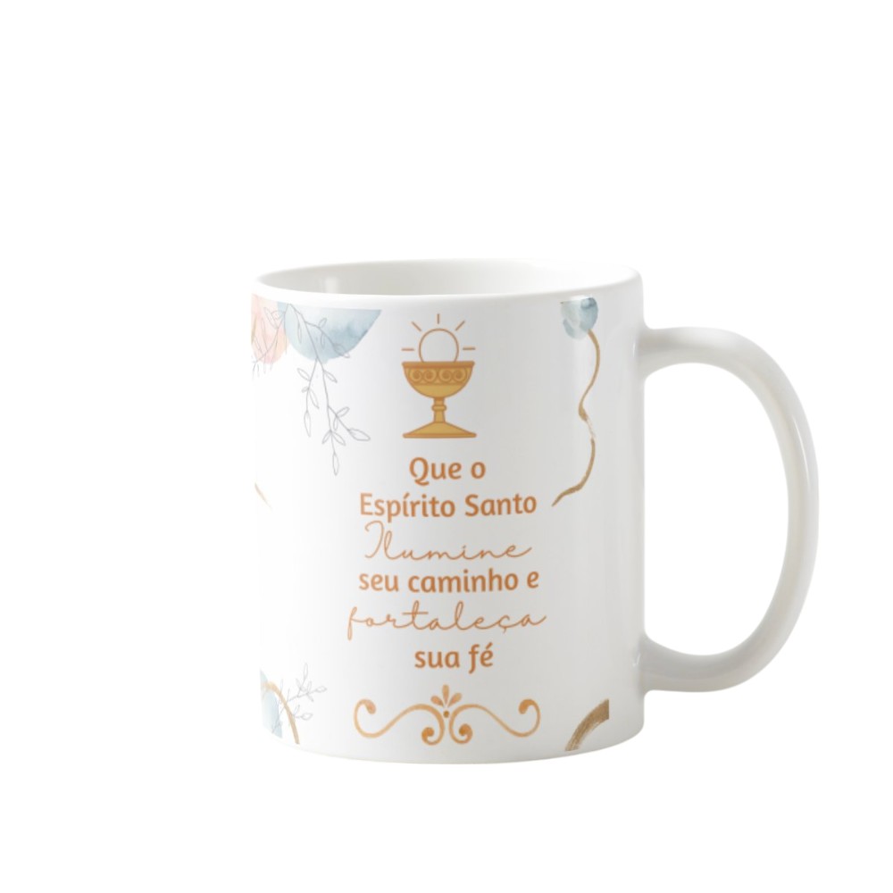 Caneca Cerâmica Crismando 325ml Presente Crisma Católica