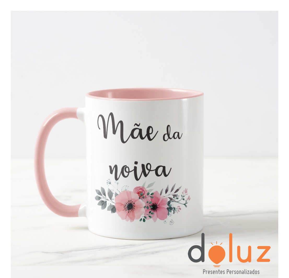 Caneca Casamento Avó Presente Personalizada Com Nome - Casamento (Noiva)