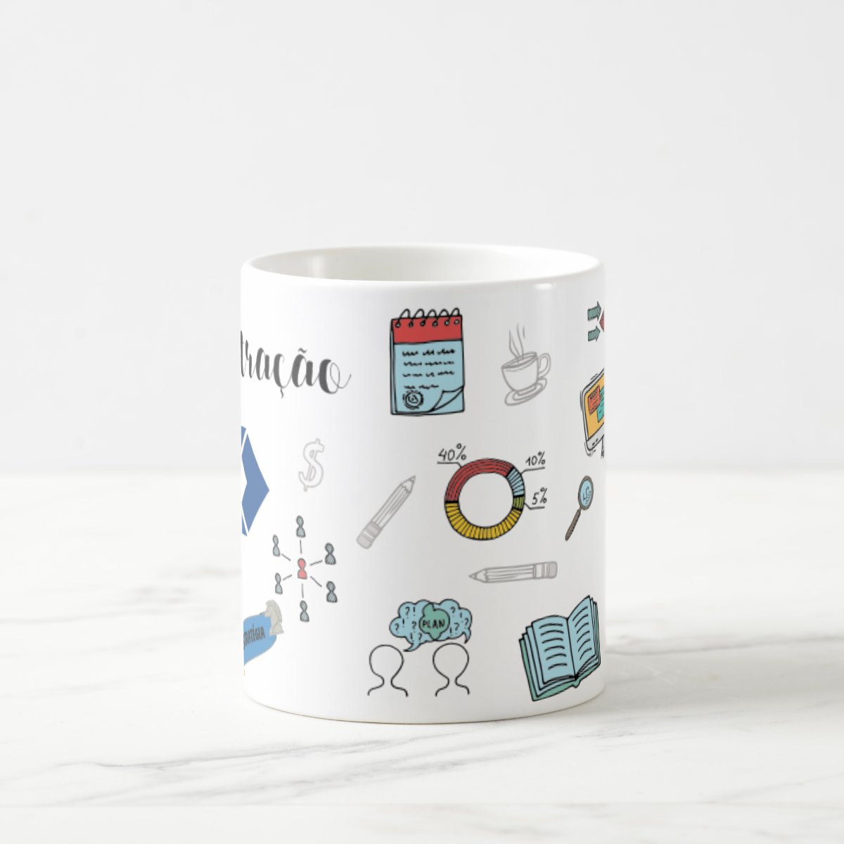 Caneca Presente Criativo Formatura Profissão Administração