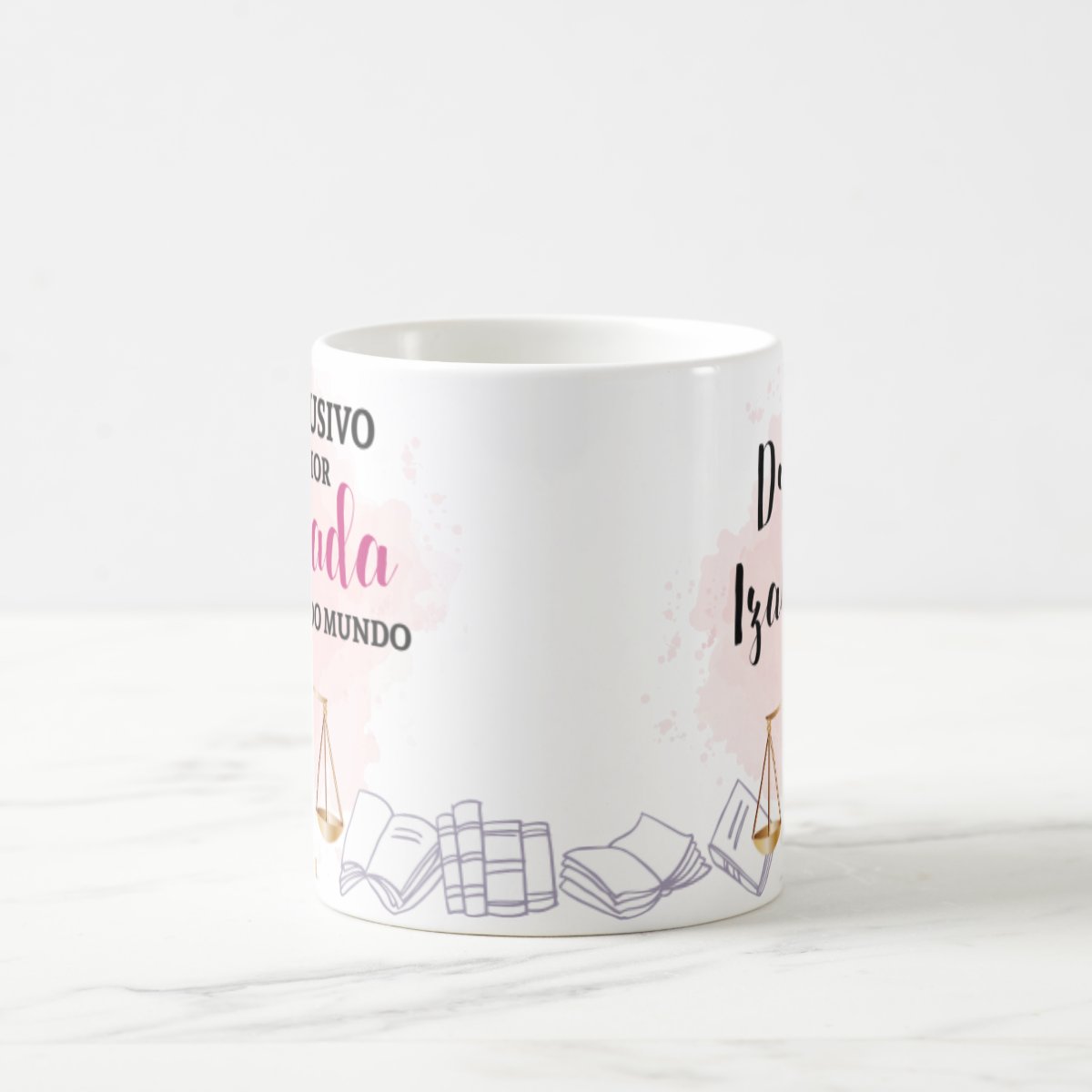 Caneca Personalizada Melhor Advogada do Mundo
