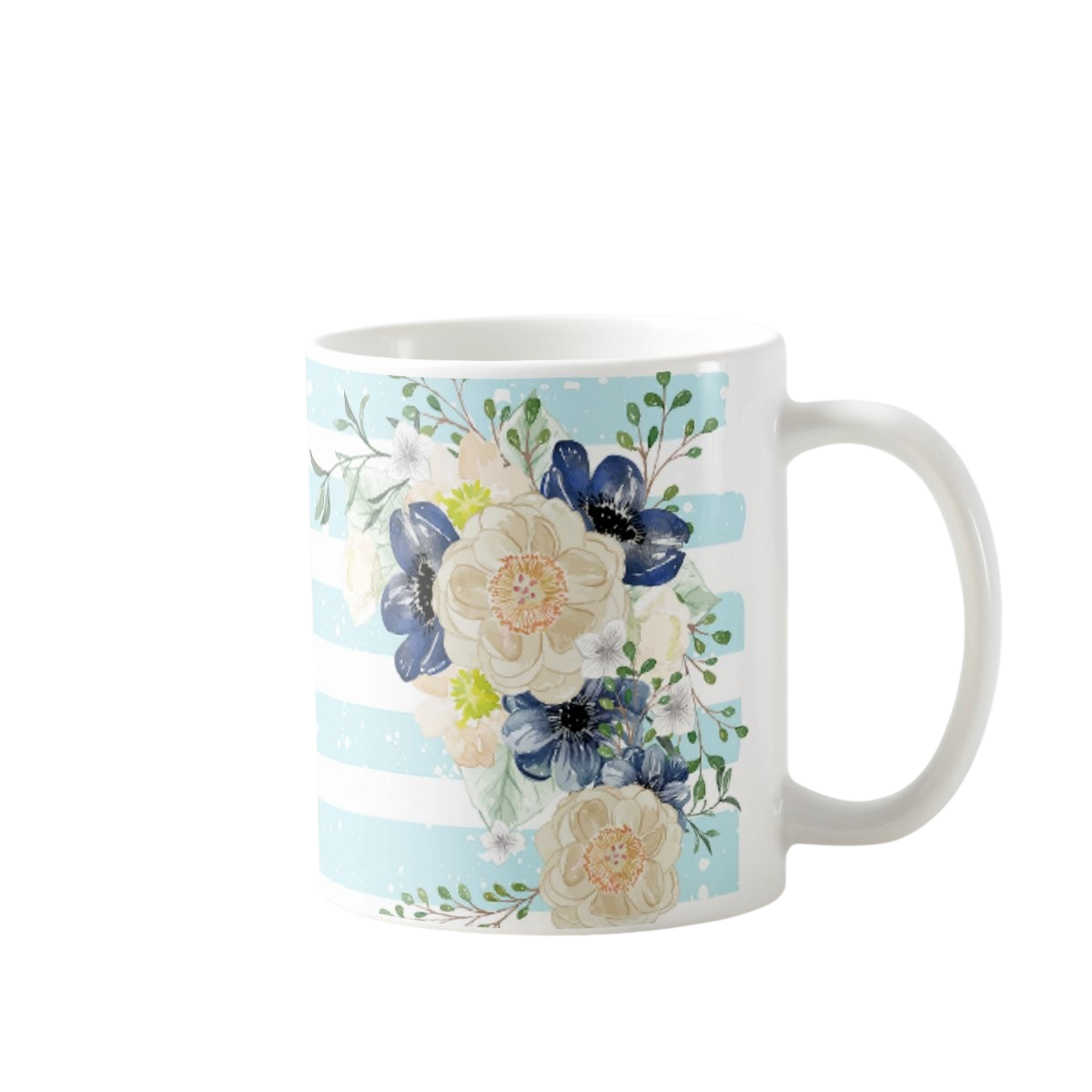 Caneca Presente Personalizado Floral para o Dia das Mães