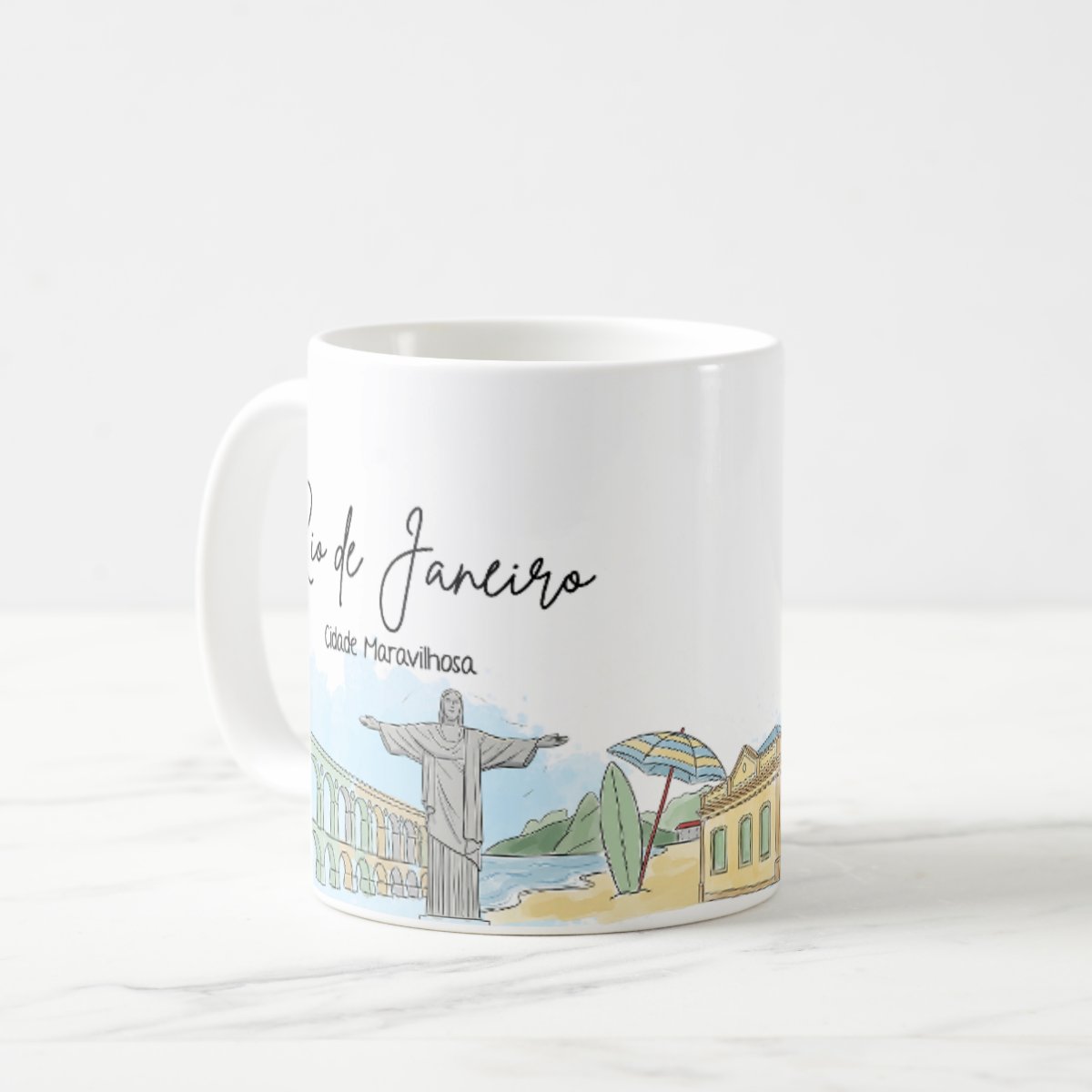 Caneca Cidade Maravilhosa Lembrança Rio de Janeiro 