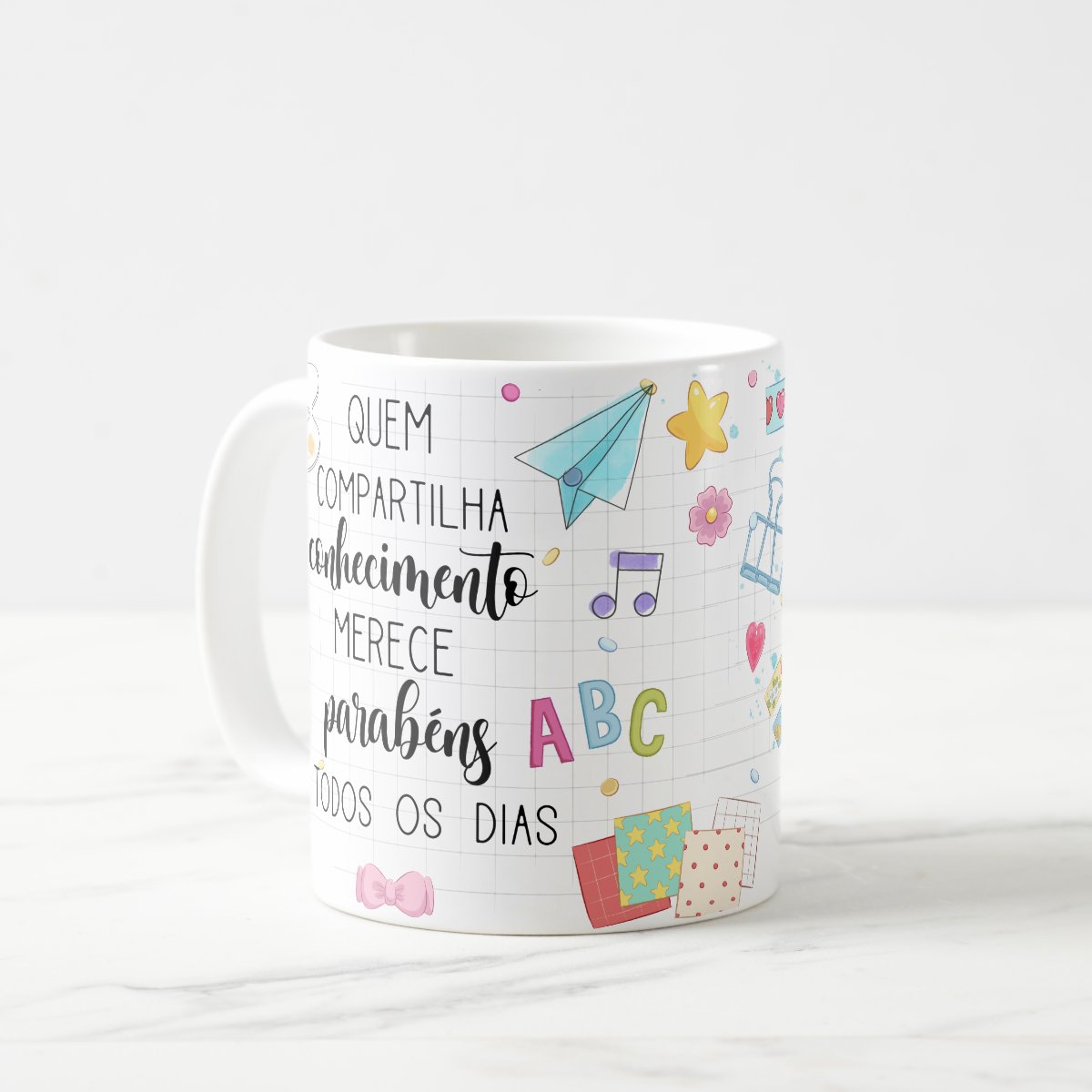 Caneca Presente Dia dos Professores Educação Artística Artes