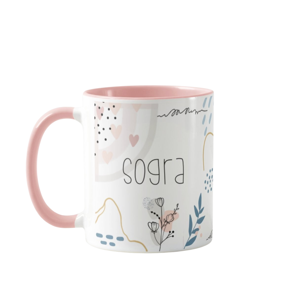 Caneca Feminina Minimalista Presente Segunda Mãe Sogra - Família (Mãe)