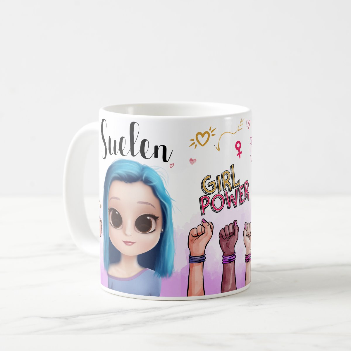 Caneca Personalizada Feminina Presente Mulher Empoderamento