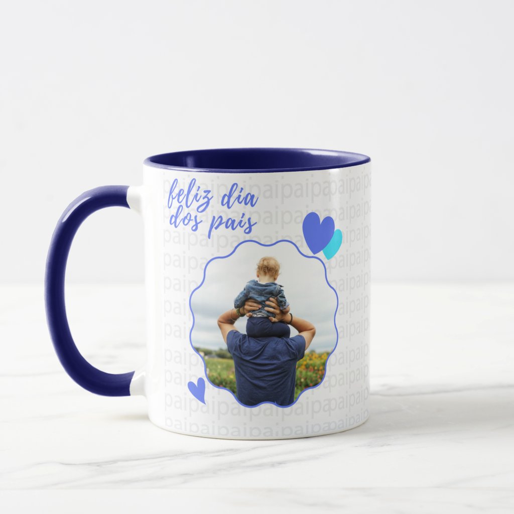 Caneca Personalizada Com Foto Presente Para Dias Dos Pais