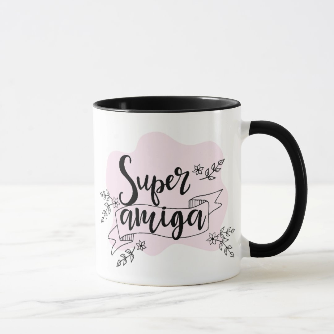 Caneca Presente Personalizado Dia do Amigo para Super Amiga