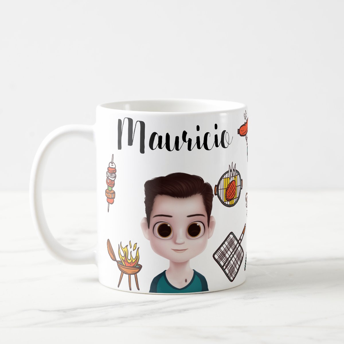 Caneca Masculina Presente Criativo Homem Churrasqueiro