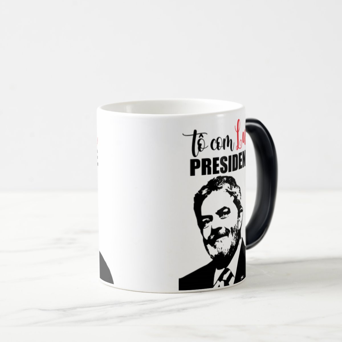 Caneca Mágica Pt Lula Presidente Eleições 2022 - Tô Com Lula
