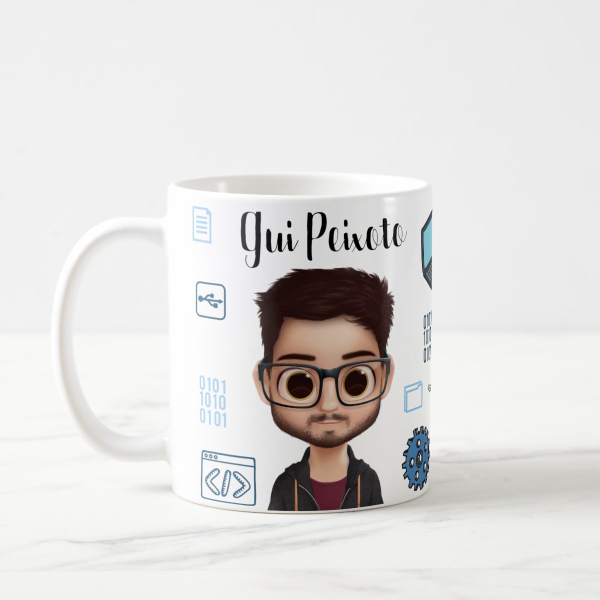 Caneca Personalizada Tecnologia Presente Criativo Equipe Ti