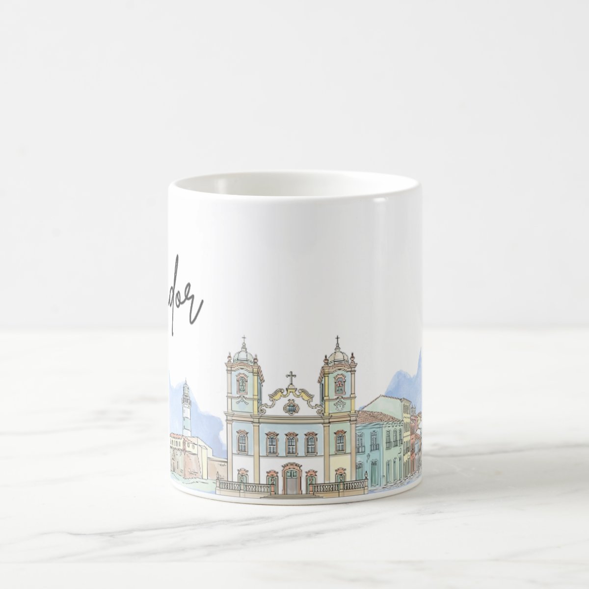 Caneca Cidade Salvador Lembrança Bahia