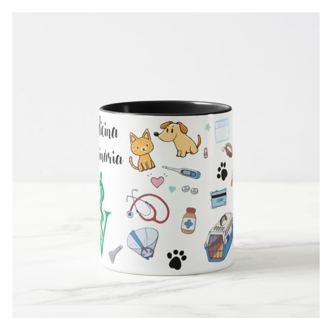 Caneca Personalizada para Profissionais Medicina Veterinária