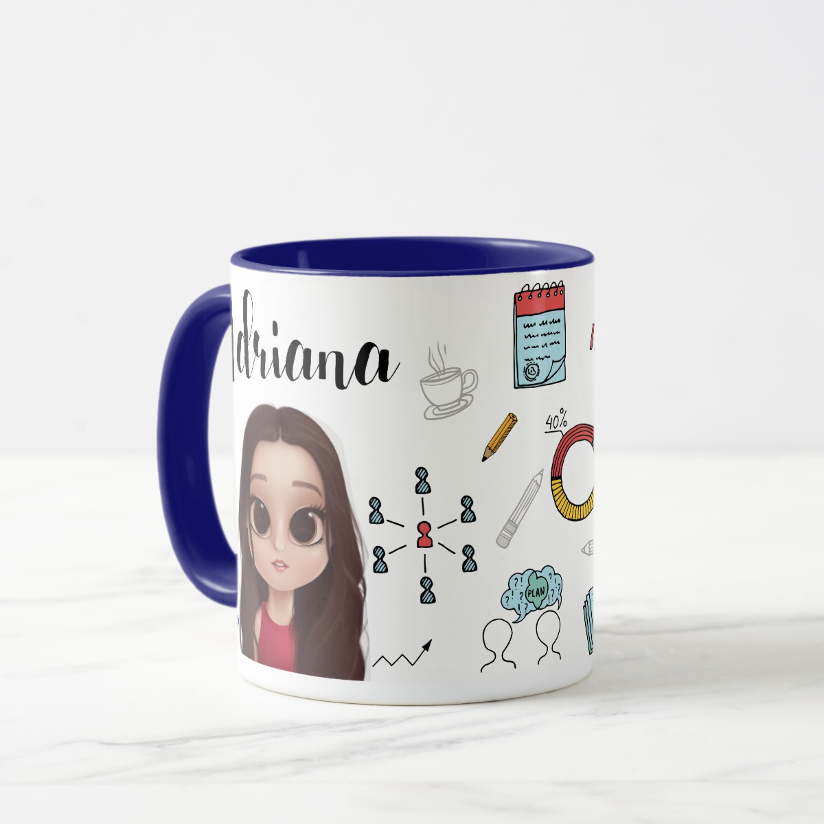 Caneca Administração Presente Criativo Administrador Avatar