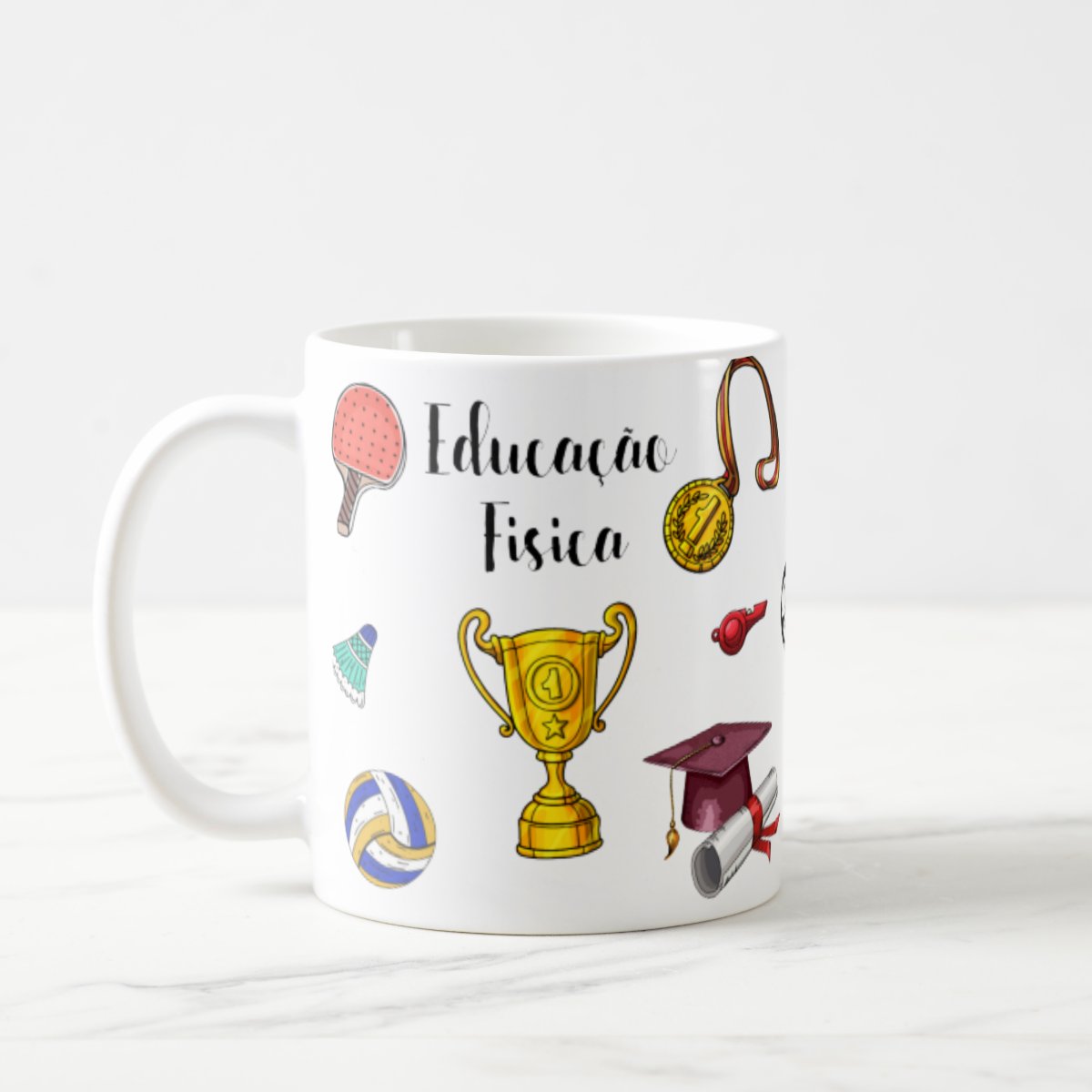  Caneca Professor Educação Física Presente Pronta Entrega - Dia dos Professores (Professores)