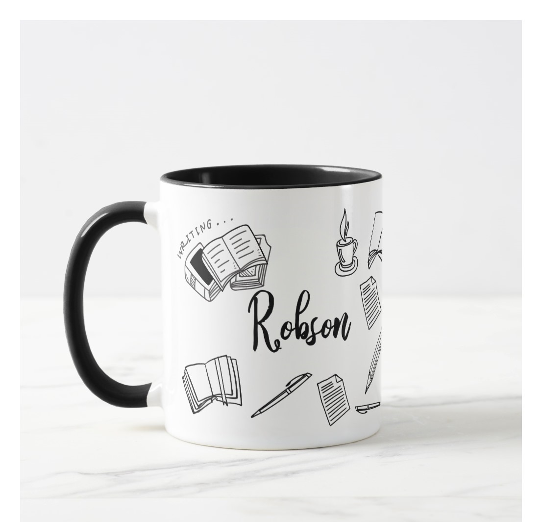 Caneca Livros Presente Personalizado Profissão Escritora