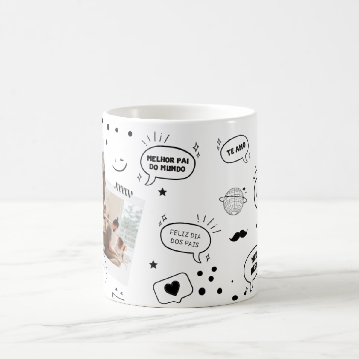 Caneca Personalizada com Foto Presente Especial Dia dos Pais
