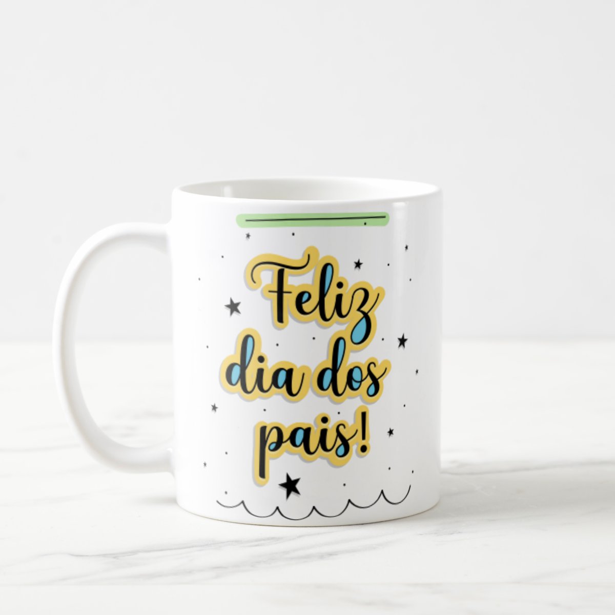 Caneca Personalizada Feliz Dia dos Pais Presente Pai Papai