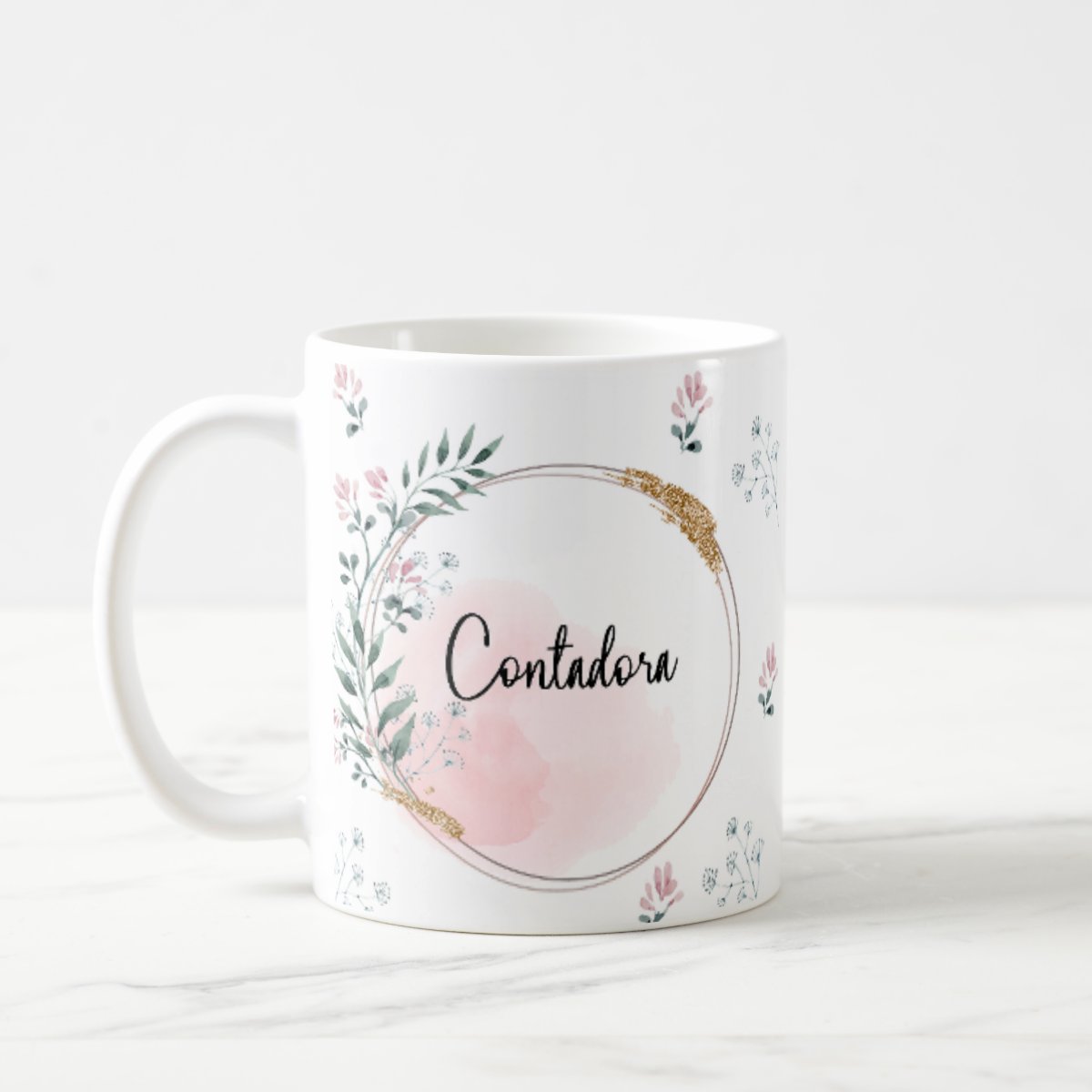 Caneca Feminina Delicada Presente Profissão Contadora