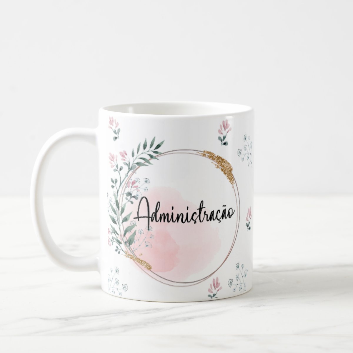 Caneca Feminina Presente Profissão Administração - Profissões (Administrador(a))