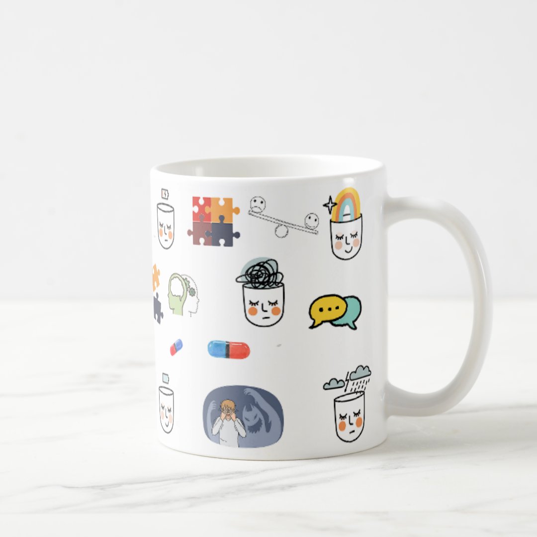 Caneca Presente Divertido para Médico Psiquiatra com Nome
