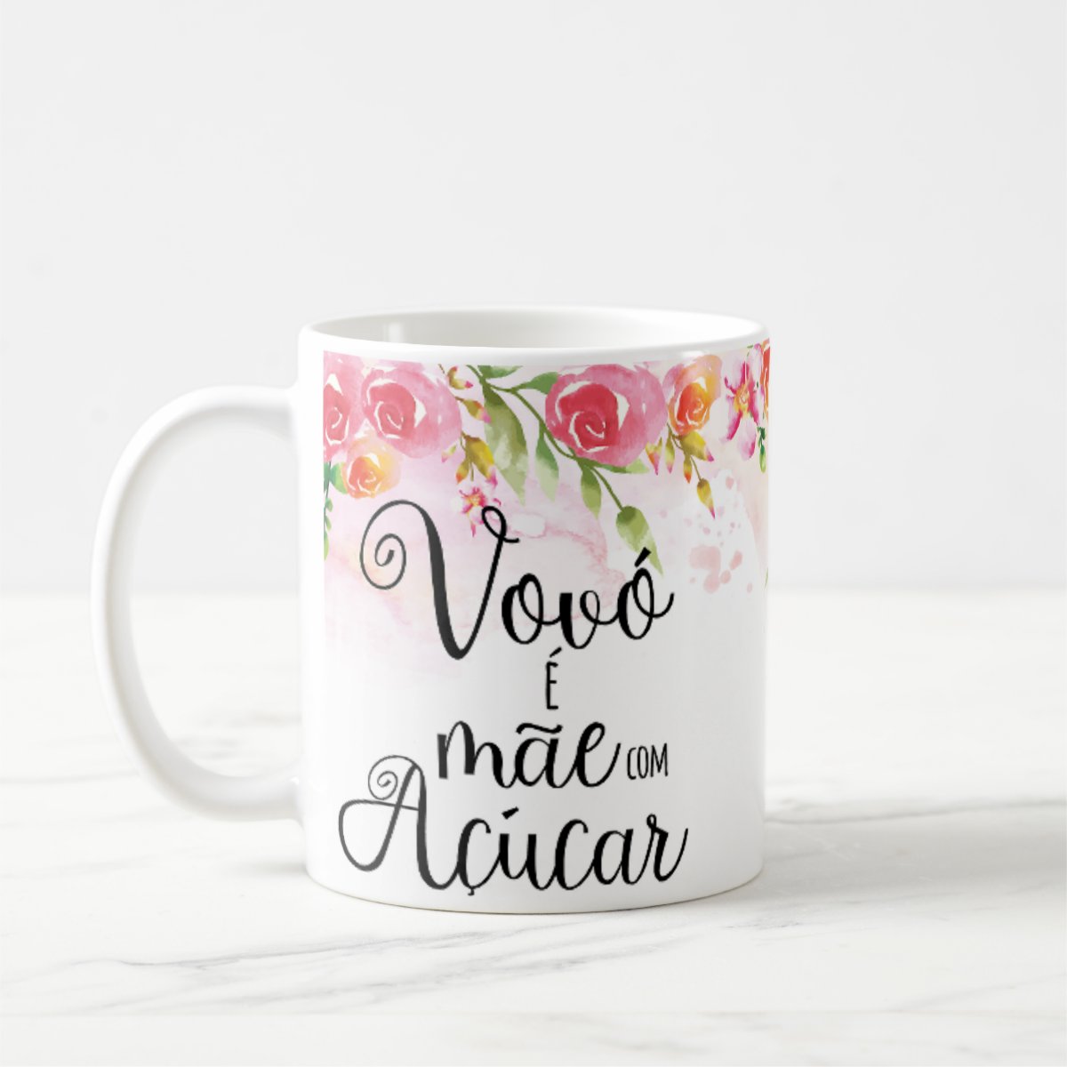 Caneca Presente Avó Agradecimento Criativo Vovó É Mãe
